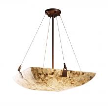 Justice Design Group (Yellow) ALR-9642-25-DBRZ-LED5-5000 - 24" LED Pendant Bowl w/ Tapered Clips