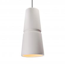 Justice Design Group (Yellow) CER-6435-BIS-CROM-WTCD - Large Cone 1-Light Pendant