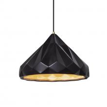  CER-6450-CBGD-ABRS-BKCD - Geometric 1-Light Pendant