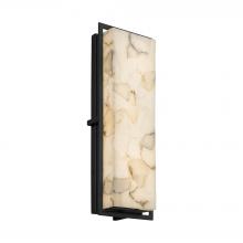 Justice Design Group (Yellow) ALR-7564W-MBLK - Avalon Large ADA Outdoor/Indoor LED Wall Sconce