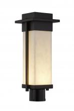 Justice Design Group (Yellow) CLD-7542W-MBLK - Pacific 7" LED Post Light (Outdoor)