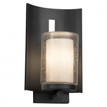 Justice Design Group (Yellow) CLD-7591W-10-MBLK - Embark 1-Light Outdoor Wall Sconce