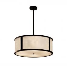 Justice Design Group (Yellow) CLD-9542-DBRZ - Tribeca 24" Drum Pendant