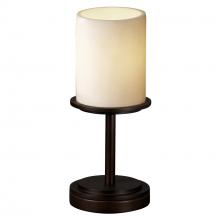 Justice Design Group (Yellow) CNDL-8798-10-CREM-DBRZ - Dakota 1-Light Table Lamp (Short)