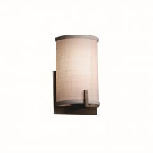 Justice Design Group (Yellow) FAB-5531-WHTE-DBRZ - Century ADA 1-Light Wall Sconce