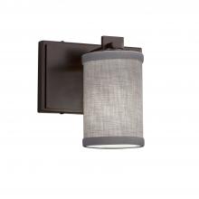Justice Design Group (Yellow) FAB-8441-10-GRAY-DBRZ - Era 1-Light Wall Sconce