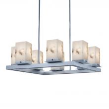 Justice Design Group (Yellow) FAL-7519W-NCKL - Laguna 8-Light LED Outdoor Chandelier