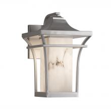 Justice Design Group (Yellow) FAL-7521W-NCKL - Summit Small 1-Light LED Outdoor Wall Sconce