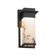 Justice Design Group (Yellow) FAL-7541W-MBLK - Pacific Small Outdoor LED Wall Sconce