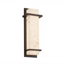 Justice Design Group (Yellow) FAL-7612W-DBRZ - Monolith 14" ADA LED Outdoor/Indoor Wall Sconce