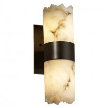 Justice Design Group (Yellow) FAL-8762-12-DBRZ - Dakota 2-Up & Downlight Wall Sconce