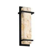 Justice Design Group (Yellow) ALR-7612W-MBLK - Monolith 14" ADA LED Outdoor/Indoor Wall Sconce