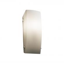 Justice Design Group (Yellow) FSN-5135-OPAL-CROM - ADA Rectangle Wall Sconce