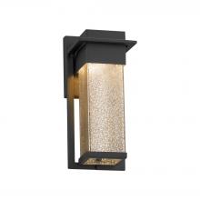 Justice Design Group (Yellow) FSN-7541W-MROR-MBLK - Pacific Small Outdoor LED Wall Sconce