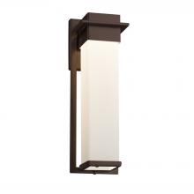 Justice Design Group (Yellow) FSN-7544W-OPAL-DBRZ - Pacific Large Outdoor LED Wall Sconce