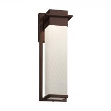 Justice Design Group (Yellow) FSN-7544W-WEVE-DBRZ - Pacific Large Outdoor LED Wall Sconce