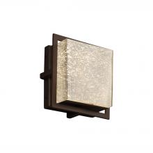 Justice Design Group (Yellow) FSN-7561W-MROR-DBRZ - Avalon Square ADA Outdoor/Indoor LED Wall Sconce