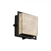 Justice Design Group (Yellow) FSN-7561W-MROR-MBLK - Avalon Square ADA Outdoor/Indoor LED Wall Sconce