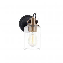  FSN-8191-CLER-MBBR - Brooklyn 1-Light Wall Sconce