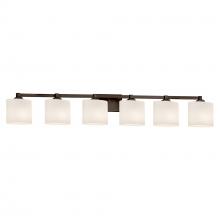  FSN-8436-30-OPAL-DBRZ - Regency 6-Light Bath Bar