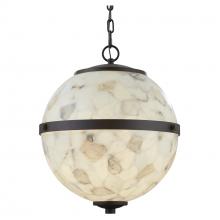 Justice Design Group (Yellow) ALR-8040-DBRZ-LED4-2800 - Imperial 17" LED Hanging Globe