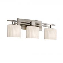  FSN-8703-30-RBON-NCKL - Aero 3-Light Bath Bar