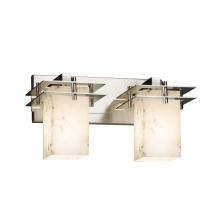 Justice Design Group (Yellow) ALR-8172-15-NCKL - Metropolis 2-Light Bath Bar