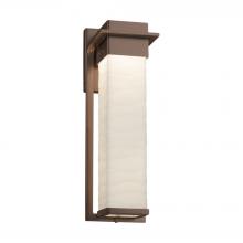 Justice Design Group (Yellow) PNA-7544W-WAVE-DBRZ - Pacific Large Outdoor LED Wall Sconce