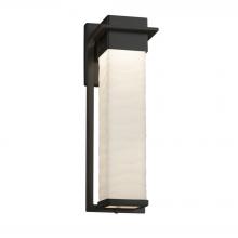 Justice Design Group (Yellow) PNA-7544W-WAVE-MBLK - Pacific Large Outdoor LED Wall Sconce