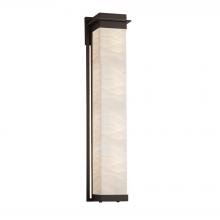 Justice Design Group (Yellow) PNA-7546W-WAVE-DBRZ - Pacific 36" LED Outdoor Wall Sconce