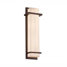 Justice Design Group (Yellow) PNA-7614W-WAVE-DBRZ - Monolith 20" LED Outdoor/Indoor Wall Sconce