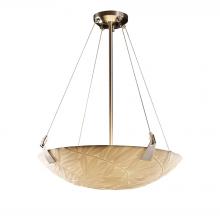 Justice Design Group (Yellow) PNA-9642-35-BMBO-NCKL - 24" Pendant Bowl w/ Tapered Clips