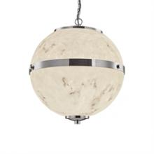 Justice Design Group (Yellow) FAL-8040-CROM-LED4-2800 - Imperial 17" LED Hanging Globe