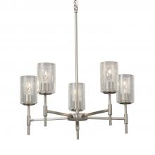 Justice Design Group (Yellow) FSN-8410-10-SEED-NCKL-LED5-3500 - Union 5-Light LED Chandelier