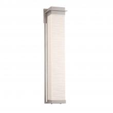 Justice Design Group (Yellow) PNA-7546W-WAVE-NCKL - Pacific 36" LED Outdoor Wall Sconce