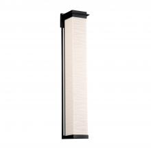Justice Design Group (Yellow) PNA-7547W-WAVE-MBLK - Pacific 48" LED Outdoor Wall Sconce