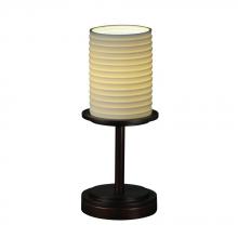 Justice Design Group (Yellow) POR-8798-10-BMBO-MBLK - Dakota 1-Light Table Lamp (Short)