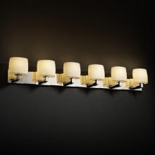  POR-8926-30-WAVE-DBRZ - Modular 6-Light Bath Bar