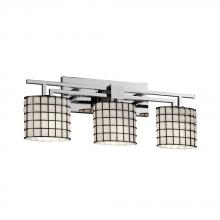  WGL-8703-10-SWCB-MBLK - Aero 3-Light Bath Bar