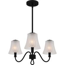  MCK5022MBK - McKinney 3-Light Matte Black Chandelier