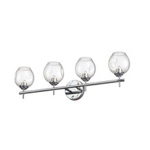 Dainolite Canada ABI-284W-PC - 4 Light Halogen Vanity Polished Chrome with Clear Glass