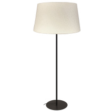 Dainolite Canada DAL-611F-MB - 9 Light Incandescent Matte Black Floor Lamp with White Boucle Fabric Shade