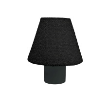 Dainolite Canada DAL-91T-MB-511 - 1LT Table Lamp, MB w/ BK Boucle Shade