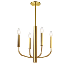 Dainolite Canada ELN-164C-AGB - 4 Light Incandescent Chandelier, Aged Brass