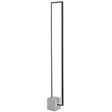 Dainolite Canada FLN-LEDF55-MB - 34W LED Floor Lamp Black Finish with Concrete Base