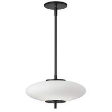 Dainolite Canada MAD-121LEDP-MB - 16W Pendant Matte Black with Opal Glass