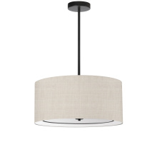 Dainolite Canada POR-224P-MB-BG - 4LT Incandescent Pendant, MB with BG Shade