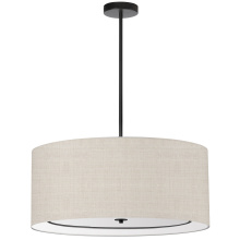 Dainolite Canada POR-304P-MB-BG - 4LT Incandescent Pendant, MB with BG Shade