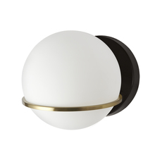 Dainolite Canada SOF-61W-MB-AGB - 1LT Halogen Wall Sconce, MB/AGB with WH Opal Glass