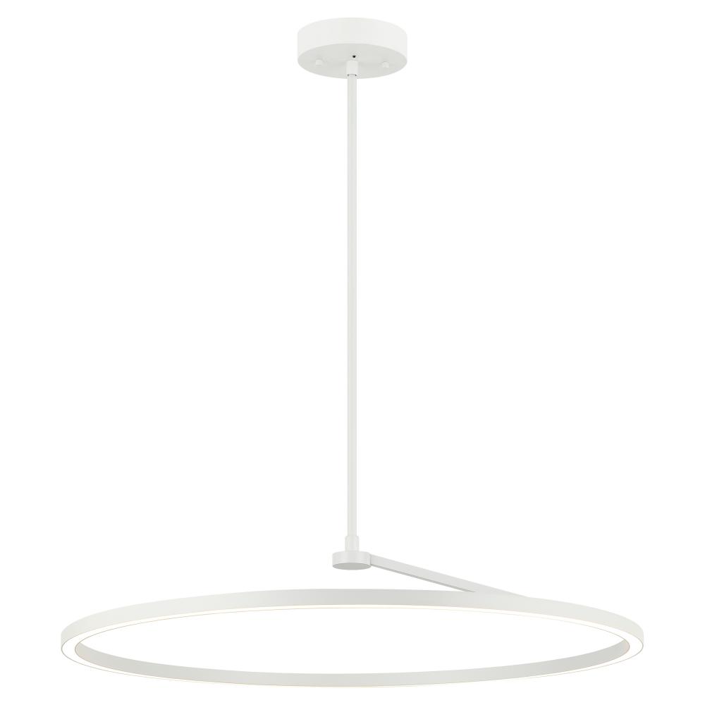 D32" "THE TRUNDLE" WHITE CHANDELIER